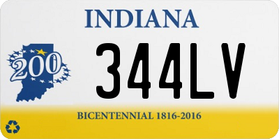 IN license plate 344LV