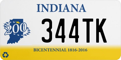 IN license plate 344TK