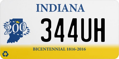 IN license plate 344UH
