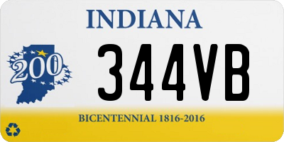 IN license plate 344VB