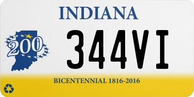 IN license plate 344VI