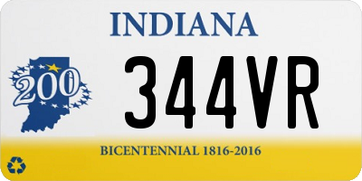 IN license plate 344VR