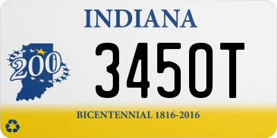 IN license plate 345OT