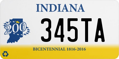 IN license plate 345TA