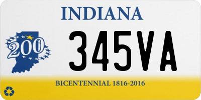 IN license plate 345VA