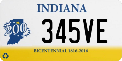 IN license plate 345VE