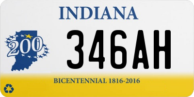 IN license plate 346AH