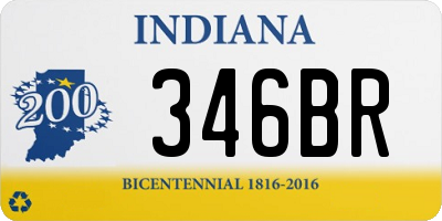 IN license plate 346BR