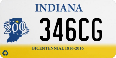 IN license plate 346CG