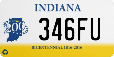 IN license plate 346FU