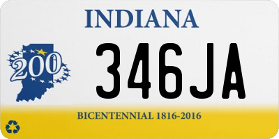 IN license plate 346JA