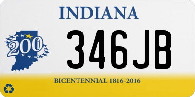 IN license plate 346JB