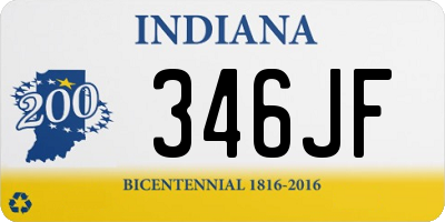 IN license plate 346JF