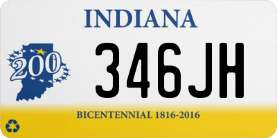 IN license plate 346JH