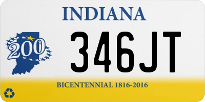 IN license plate 346JT