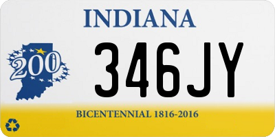 IN license plate 346JY