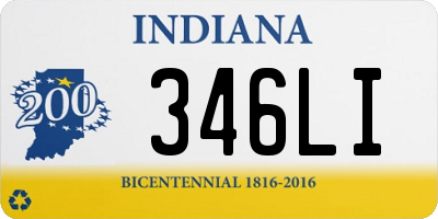 IN license plate 346LI