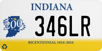 IN license plate 346LR