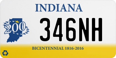 IN license plate 346NH