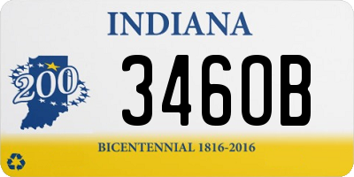 IN license plate 346OB