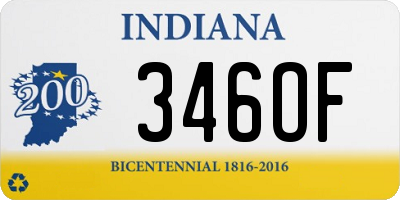IN license plate 346OF