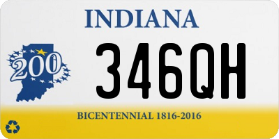 IN license plate 346QH