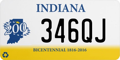 IN license plate 346QJ