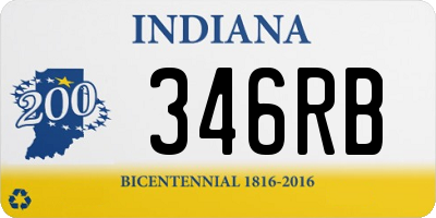 IN license plate 346RB