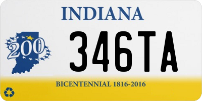 IN license plate 346TA