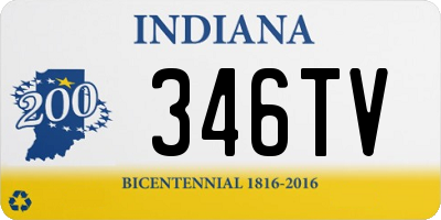 IN license plate 346TV