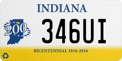 IN license plate 346UI