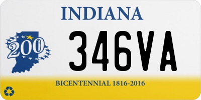 IN license plate 346VA