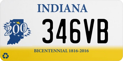 IN license plate 346VB