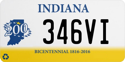 IN license plate 346VI