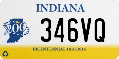 IN license plate 346VQ