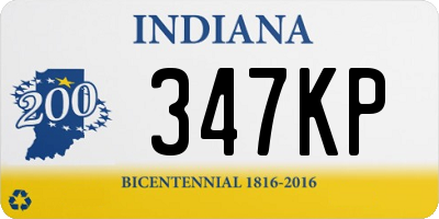 IN license plate 347KP