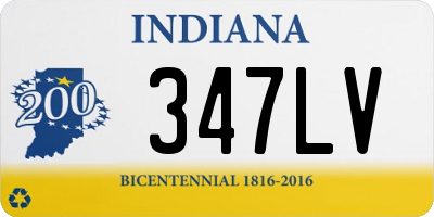 IN license plate 347LV