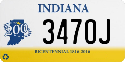 IN license plate 347OJ