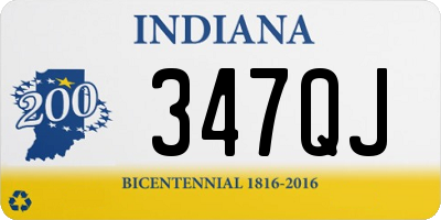 IN license plate 347QJ