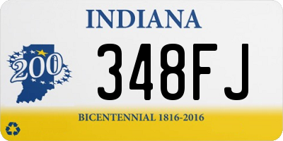 IN license plate 348FJ