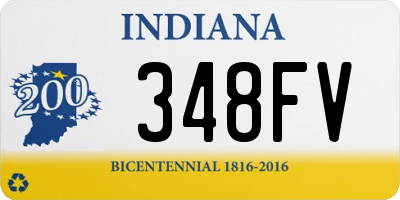 IN license plate 348FV