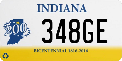 IN license plate 348GE