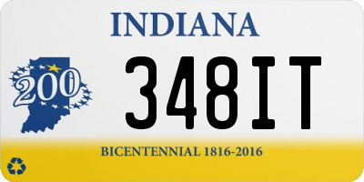 IN license plate 348IT