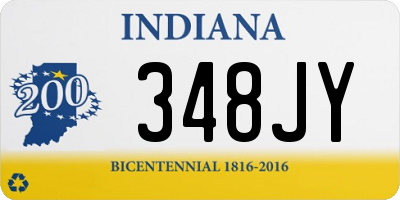 IN license plate 348JY