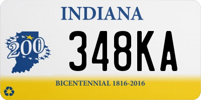 IN license plate 348KA