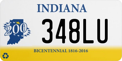 IN license plate 348LU