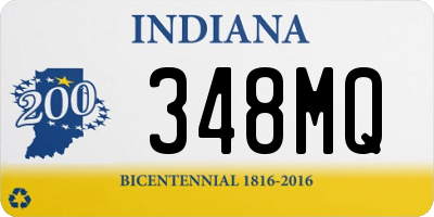 IN license plate 348MQ