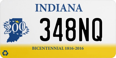 IN license plate 348NQ