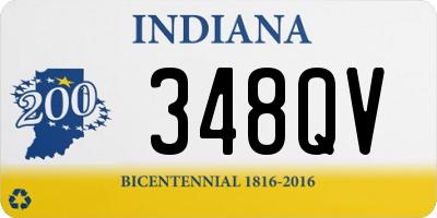 IN license plate 348QV