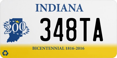 IN license plate 348TA